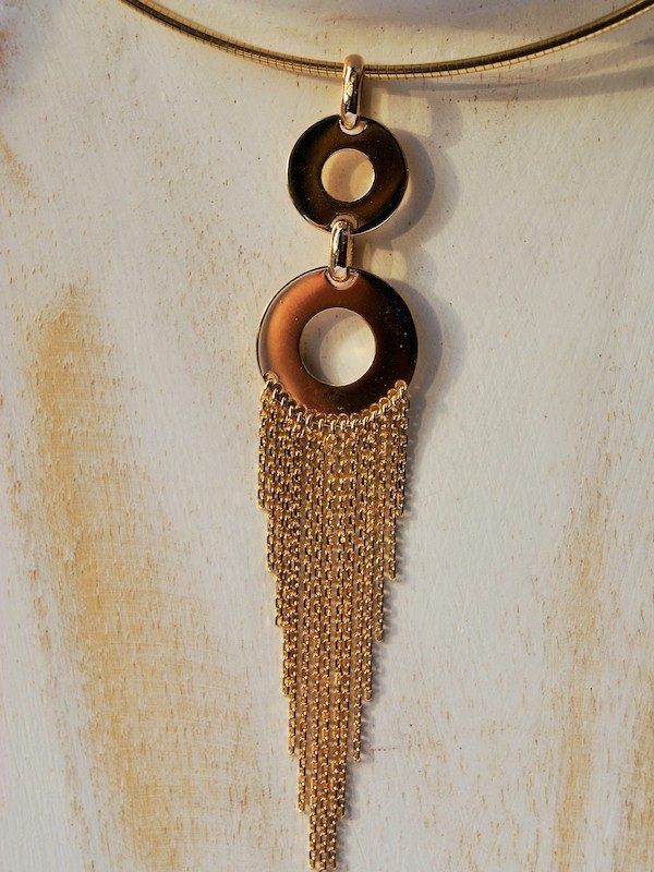 Pendentif or jaune